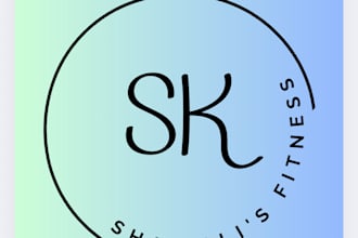 create a unique and aesthetic logo with high resolution