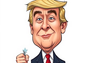 make a hilarious political or satirical cartoon