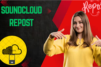 repost your soundcloud track to active music promo networks