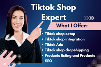 setup tiktok shop dropshipping facebook instagram shop tiktok shop marketing ads