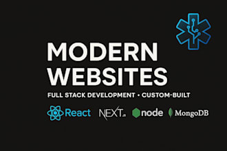 build you a custom designed next gen website using react and nextjs
