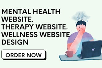 build mental health website, therapy website, psychology, hypnotherapy website