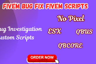 develop fivem server fix fivem bugs fix script bug