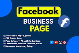create and professionally set up your facebook business page