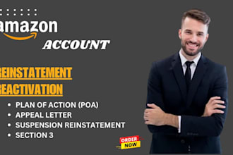 reinstate amazon account fix section 3 suspension appeal letter listing poa