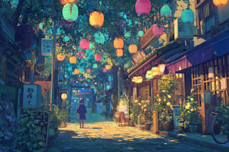 draw anime background, lofi artwork, visual novel art