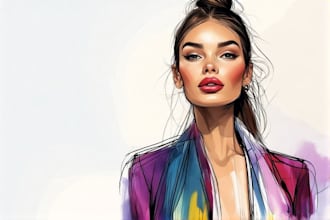 make women fashion design sketches or fashion illustrations
