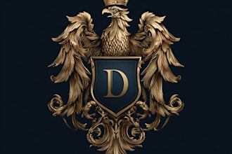 draw clothing brand, luxury, fashion, apparel logo design