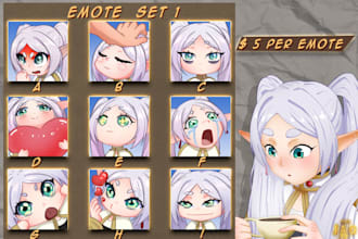 draw your oc in these emotes