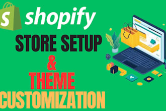 set up and customize your shopify store professionally