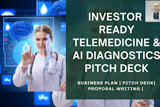 investor ready telemedicine and ai diagnostics eu asia UK USA pitch deck ppt