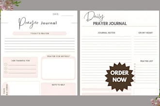 design fillable pdf journal design lead magnet ebook design custom planner