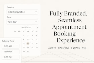 setup acuity scheduling calendly square site appointments booking website wix