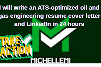 write a job winning oil and gas engineering resume, cover letter in 24 hours