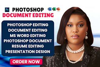 create, edit, and format professional documents in photoshop and microsoft word