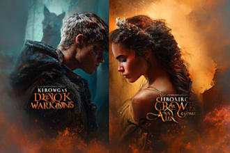 design fantasy, romance and sci fi book covers