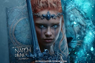 do fantasy book cover design, thriller book cover