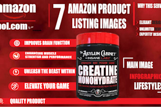 design amazon pictures, bol infographic, product listing image editing