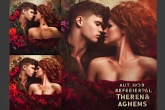 design professionally fantasy erotica or romance book cover