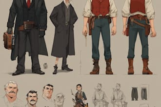 character design and concept art