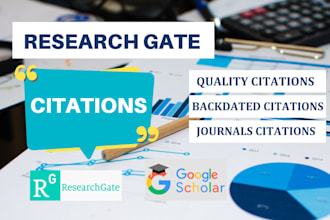 do backdate citation, increase google scholar citation researchgate