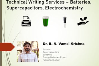 write technical articles and blogs on energy storage and clean energy systems