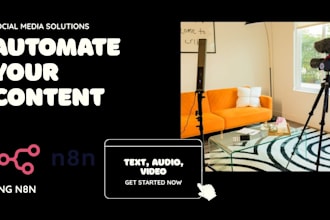 automate social media posts using n8n, ai, and video content