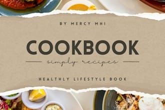 write quality cookbook recipe book, cookbook design, cookbook formatting, ebook