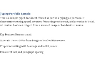 do accurate typing and document conversion