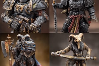 paint your warhammer 40k, sigmar and dnd miniatures