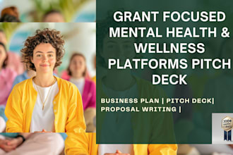 investor ready africa, UK, USA mental health and wellness platforms pitch deck
