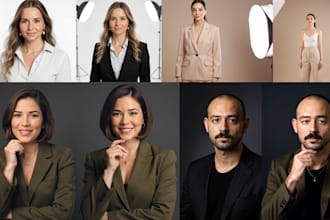 make realistic ai business headshots