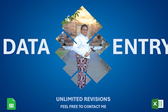 be your virtual assistant any data typing, copy paste, office data handling