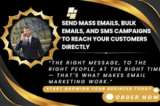 send mass emails, bulk email blast, email campaign, sms marketing, forex leads