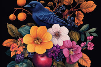 do a highquality botanical illustration artwork