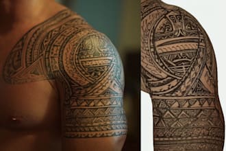design your polynesian tribal tattoo