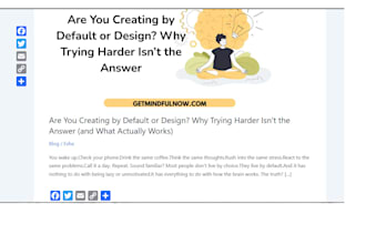 create engaging SEO blog content on healing, mindset, and growth