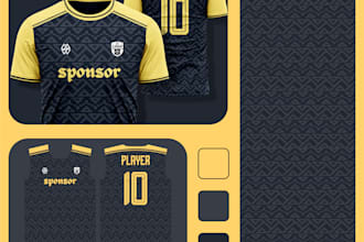 design a professional and unique football jersey