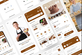 develop coffee shop app, bakery shop app, restaurant app with delivery panel