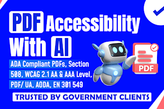 make your PDF accessibility with ai