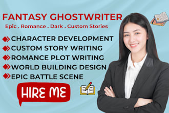 fantasy ghostwriting custom stories world romance stories magic system