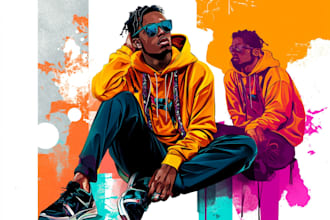 do an amazing vector portrait from your photo
