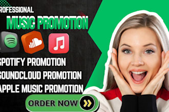 soundcloud promotion apple music spotify followers monthly listeners beat making