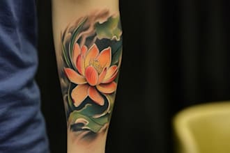 create custom tattoo design, tattoo sleeve