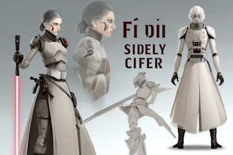 design your sci fi and star wars character