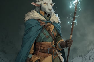 create children illustration, fantasy character design