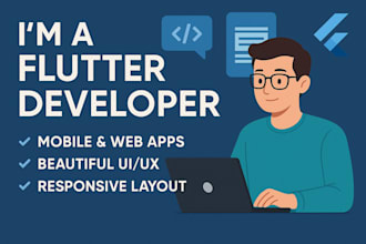 build flutter mobile and web applications with beautiful UI
