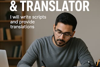 write a story for your ads, short films or TV shows