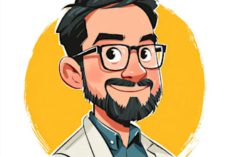 design cartoon portrait, caricature, mascot, business logo