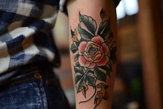 draw custom tattoo design realistic, sleeve tattoo artist